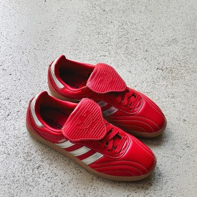 Adidas Originales Para Mujer Talla Samba LT Lengua Larga Zapatos JS3938 Mejor Escarlata Foto 1 de 4