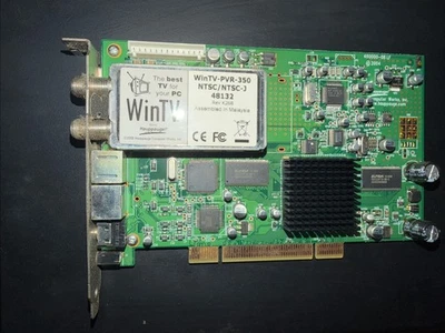 Hauppauge WinTV PVR-350 NTSC NTSC-J 48132 TV Tuner PCI Rev K268 Win TV - Image 1 of 2