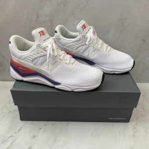 Scarpe da ginnastica donna New Balance X90 bianche, blu rosse running palestra WSX90CLA - taglia UK 6 - Foto 1 di 10
