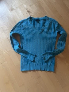 Tommy Hilfiger Damen Pullover Gr. S Türkis Gebraucht! - Bild 1 von 2