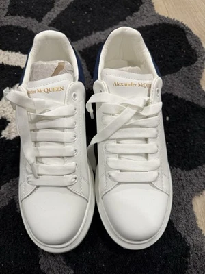 Alexander McQueen Hombre Zapatillas Eléctricas Azul Blanco Talla 43.5 EE. UU. 10.5 Foto 1 de 4