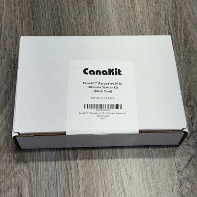 NEW CanaKit Raspberry Pi B+ Ultimate Starter Kit (Black Case) PLEASE READ - Image 1 of 4