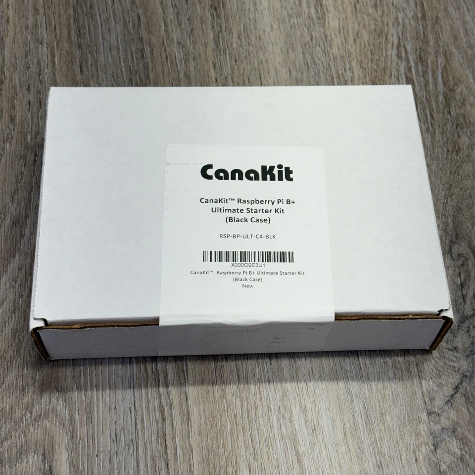 NEW CanaKit Raspberry Pi B+ Ultimate Starter Kit (Black Case) PLEASE READ - Image 1 of 4