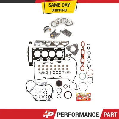 Full Gasket Set Bearings Rings Fit 01-03 Saturn L100 L200 LS LS1 LW1 2.2 - Image 1 of 4