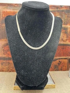 16" Herringbone-Chain Necklace - Picture 1 of 6