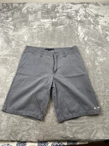 Oakley pantaloncino chino uomo 100% cotone grigio taglia 32 - Foto 1 di 3