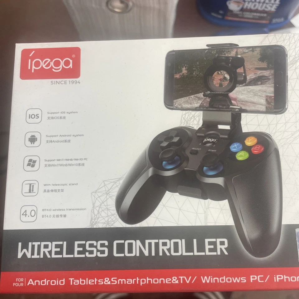 iPega Wireless Controller for Android, iOS, PC & TV Bluetooth 4.0 - Image 1 of 1