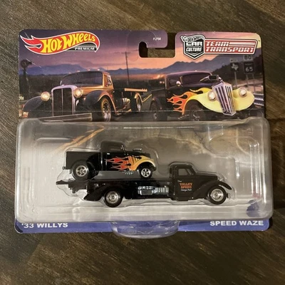 #60 Hot Wheels Car Culture Team Transport 33 Willys & Speed Waze Foto 1 de 4