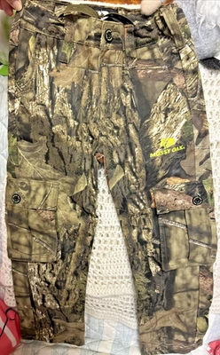 Mossy Oak Hunting Cargo Pants Boys Medium (8) Youth Camo-NWOT-Adjustable Waist - Image 1 of 4