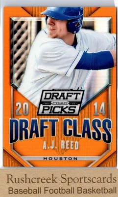 2014 Panini Prizm Perennial DP #40 A.J. Reed /60 2014 Draft Class Prizms Orange - Image 1 of 2