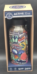 POS. LIFESTYLE 32oz Insulated Stainless Steel Life is Good Tumbler Thermos NEW - Picture 1 of 7