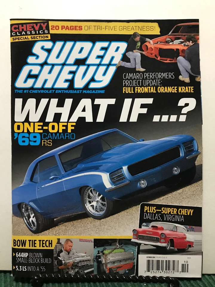 Super Chevy What If Camaro RS Classics Section October 2014 FREE SHIPPING JB Foto 1 de 1