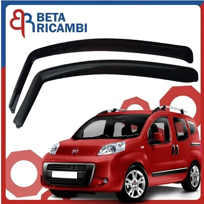 Deflettori Aria Per Fiat Qubo Fiorino Dal 2008 Antiturbo Antivento Farad 13.087M - Immagine 1 di 4