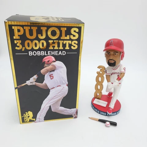 ALBERT PUJOLS Bobblehead 3000 Hits Anaheim LA Angels Cover