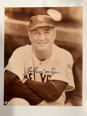 New York Yankees JOHNNY MIZE Autographed Signed 8x10 Photo HOF 1B - Image 1 of 4