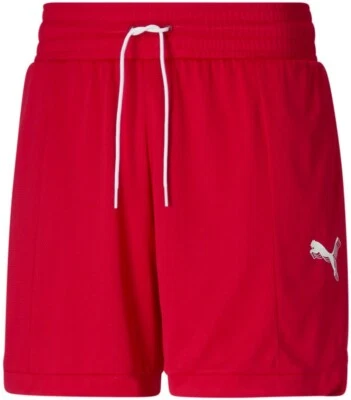 NUEVOS Pantalones Cortos de Baloncesto PUMA Mujer Base Dry Cell Moda Rojo Grande $40 Foto 1 de 2