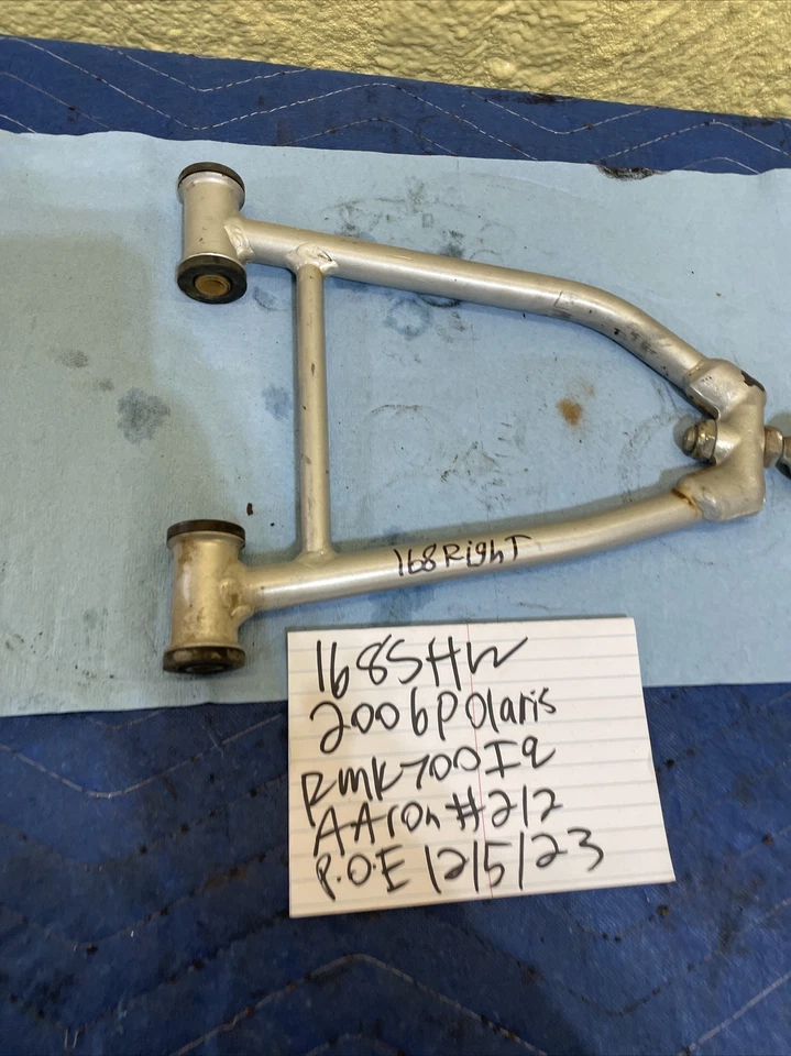 2006 Polaris RMK 700 right side upper arm control arm 168 - Image 1 of 4