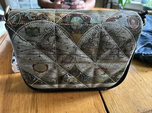 Bolso de mano Goby estampado de mapa - Imagen 1 de 5