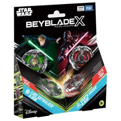 BEYBLADE X BX-00 двойной стартер Star Wars Люк Скайуокер 4-80B/Дарт Вейдер 4-60P - Изображение 1 из 4