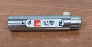 ADC BAL-XLR-BNC-F 75Ω 110Ω 0.1-6 MHz 5Vp-p Max BNC Adapter - Picture 1 of 4
