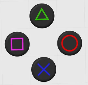 Gamesir X3 and X3 Pro PlayStation Style removable Key caps | Customisable Button - Picture 1 of 18