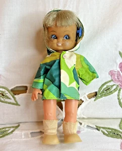 Vintage - Rainy Janie Doll - Gordy International - Hong Kong - 70th - 6 11/16in - Picture 1 of 4