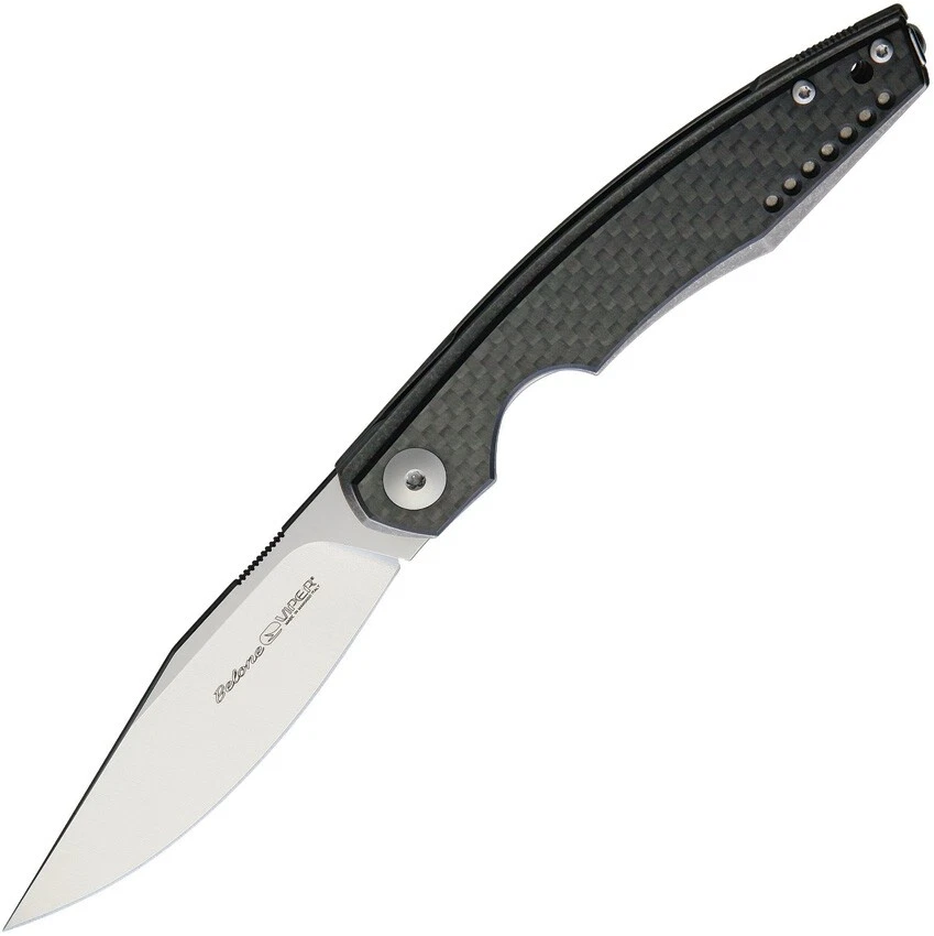 Viper Belone Carbon Fiber Titanium Linerlock Knife Bohler M390 Blade 5970tifc