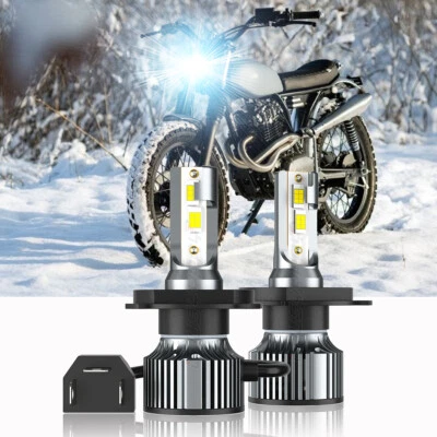 Faros LED HID H4 de alta potencia bombillas para Honda Nighthawk 250 1991-2008 Foto 1 de 4