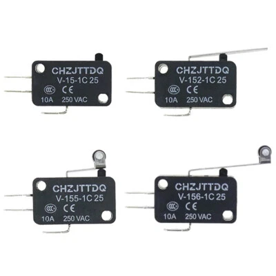 Mikroschalter Endschalter 250V 5A - Hebel mit Rolle Mikro Schalter  - Bild 1 von 2