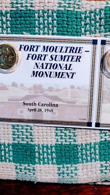 LOT OF # 2 STATEHOOD GOLD QUARTERS SOUTH CAROLINA & IOWA NATIONAL PARKS. - Image 1 of 4