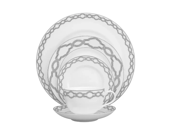 Monique Lhuillier Waterford Abrazo China 5 Piezas Ajuste de Lugar H18161 Foto 1 de 1