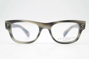 Brille Matt Keaton MK1088 Grau Silber Oval Brillengestell eyeglasses Neu - Picture 1 of 6
