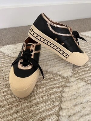 Bally New Leather Court Runner Shoes Women’s Made In Spain - image 1 of 4