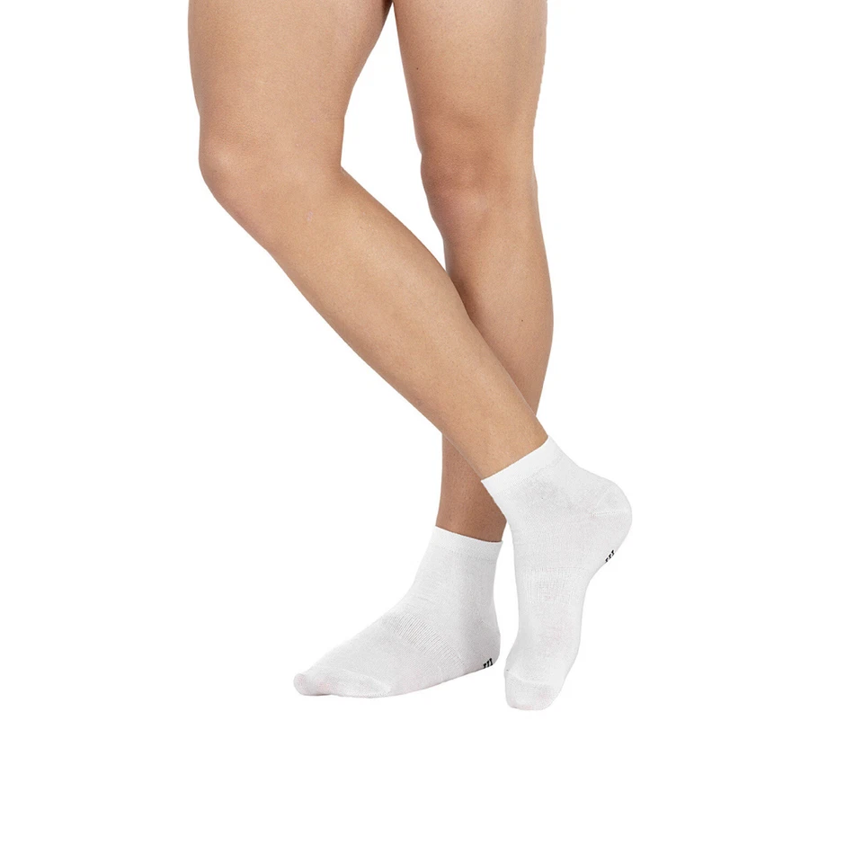 18 Paia Calzino Uomo Donna Bike Socks Pompea in Cotone Tallone e punte rinforzat