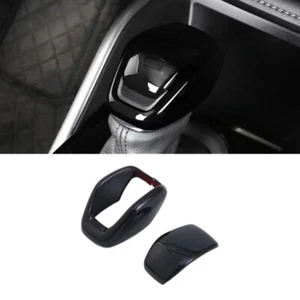 For Toyota RAV4 2019-2024 Glossy Black Gear Shift Knob Decor Cover Trim - Picture 1 of 5
