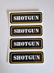 (4) Etiquetas adhesivas de vinilo adhesivas para latas de munición.  ESCOPETA. - Imagen 1 de 4