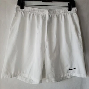 Nike Shorts Teen's Extra Large Basketball Gym Drawstring White 30X8 - Picture 1 of 16