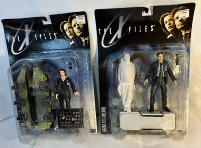 Figuras de acción The X Files Fight The Future serie 1 Fox Mulder Dana Scully 1998 Foto 1 de 4
