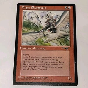 MTG Magic The Gathering Card NM - Rogue Skycaptain - Rare Red 1996 Alliances - Picture 1 of 8