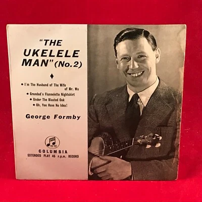 GEORGE FORMBY The Ukelele Man No.2 1956 UK 7" Vinyl EP columbia record 45 - Bild 1 von 3