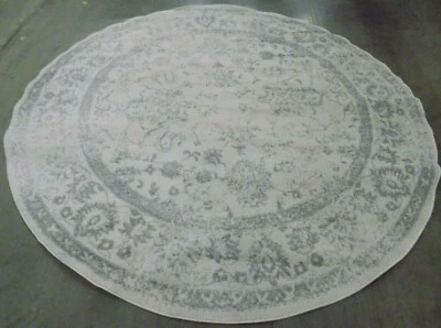 Tapete de marfim/prata 8' x 8' levemente manchado preço reduzido 1172584958 ADR109C-8R - Imagem 1 de 4