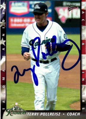 Terry Pollreisz Signed 2004 MultiAd Tacoma Rainiers #26 Seattle Mariners - Image 1 of 2