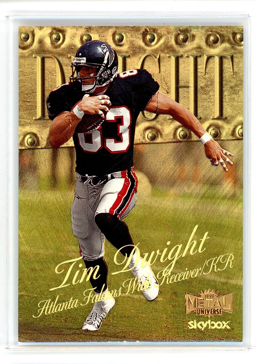 1999 Skybox Metal Universe Tim Dwight Precious Metal Gems PMG #46/50 (GG)