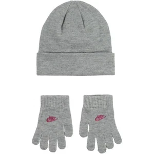 Nike Girls' Futura Beanie and Gloves Set NWT - Picture 1 of 4