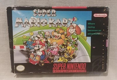 Super Mario Kart (Super Nintendo1992) Authentic Mint Condition - Image 1 of 4