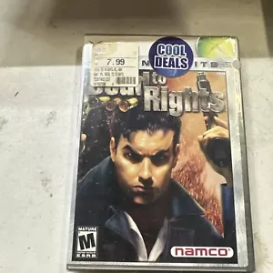 Dead to Rights Original (Microsoft Xbox) NAMCO Game NEW FACTORY SEALED, COMPLETE - Picture 1 of 2