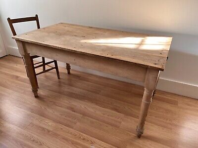 Vintage Wooden Kitchen Table • 155£