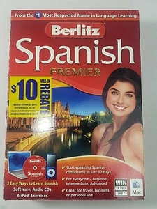 π΄ Nova Development Berlitz Spanish Premier Full Version for Windows Home School - Picture 1 of 6