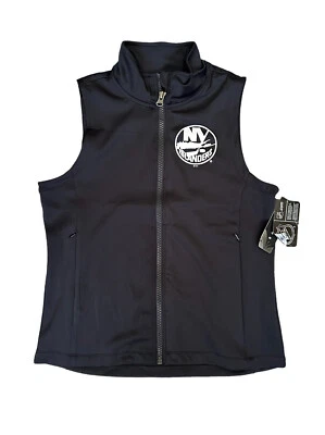 New York Islanders Touch Active NHL 曲棍球女式胜利背心黑色 XL 码 — 第 1/4 张图片