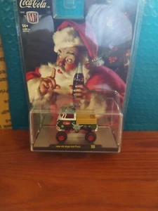 2023 M2 Machines  Coca-Cola Christmas 1960 VW Single Cab Truck SK08 Green - Picture 1 of 6